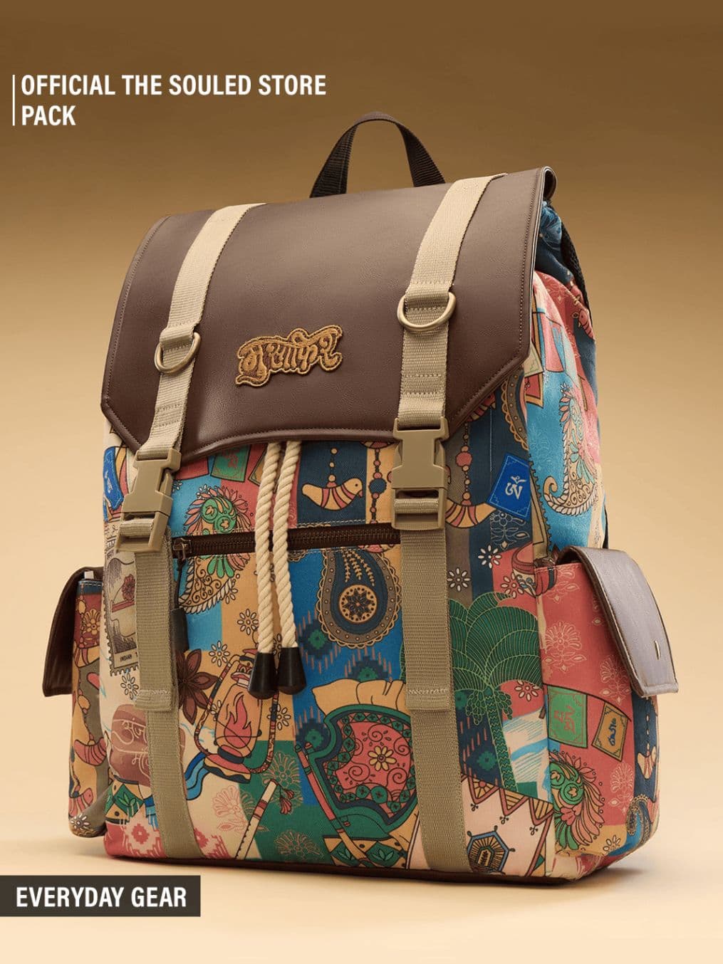 Official Musafir: Heritage Canvas Wanderer Rucksack