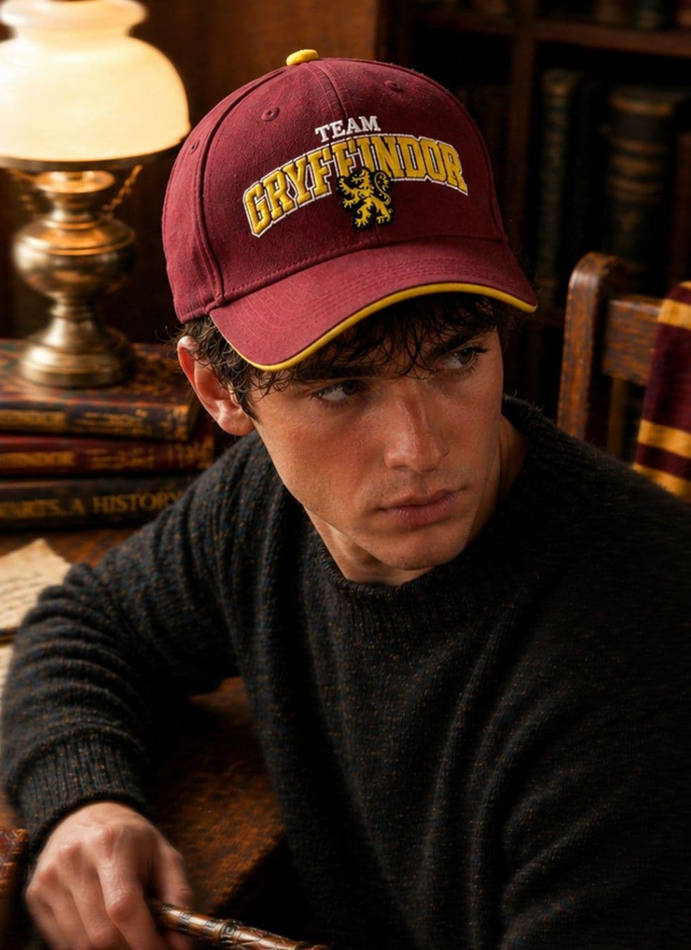 Harry Potter: Team Gryffindor Maroon Varsity Cap
