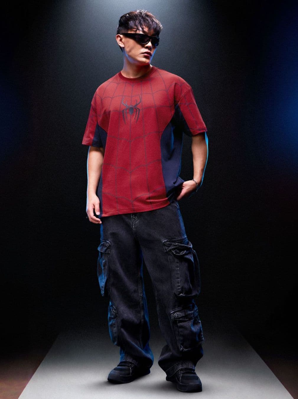 Marvel Spider-Man Classic Web Suit Heavyweight Tee