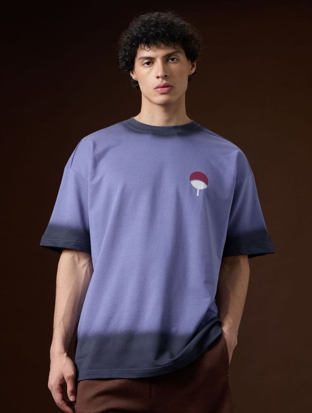 Naruto Shippuden Sasuke Uchiha Ombre Streetwear Tee